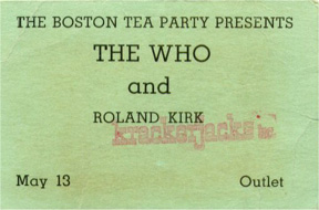 Who Ticket from Joan Kershaw